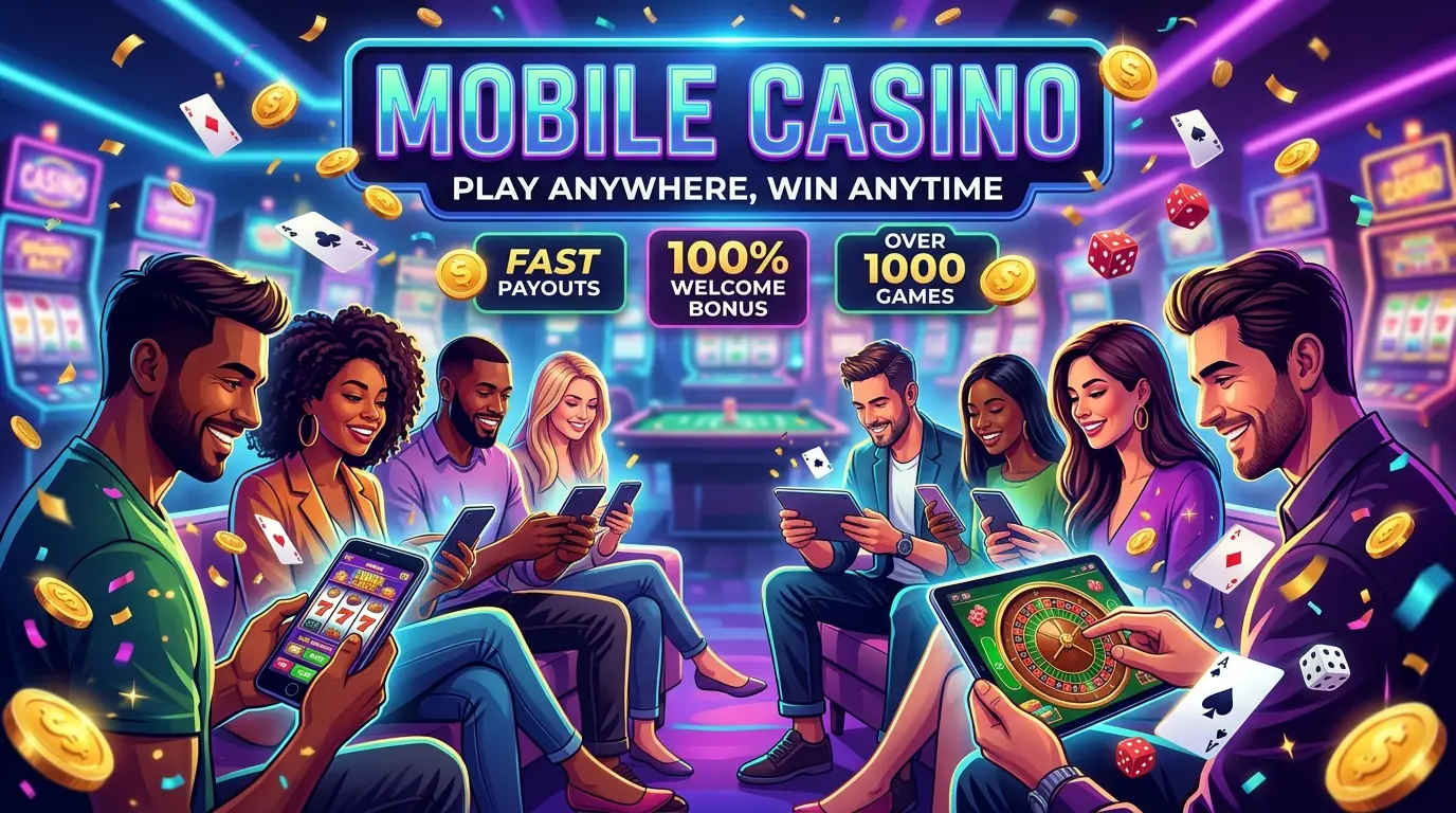 Qbet casino på mobilen