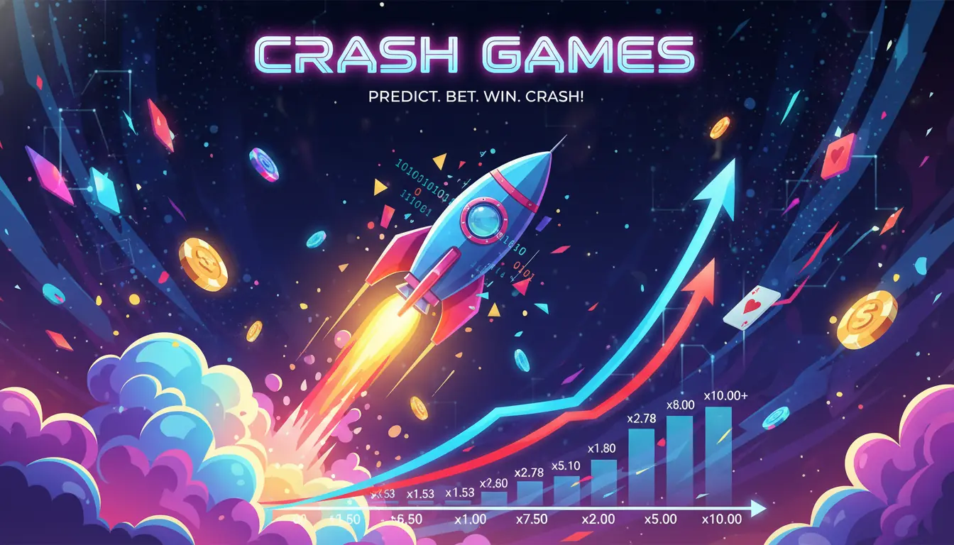 Crash hos Qbet casino